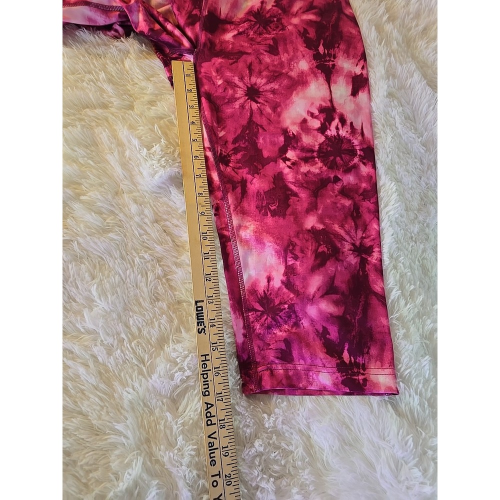 Womens DANSKIN fitness Capris Sz L workout yoga gym running hiking sexy hot - Picture 12 of 13